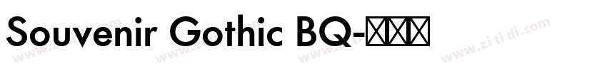 Souvenir Gothic BQ字体转换